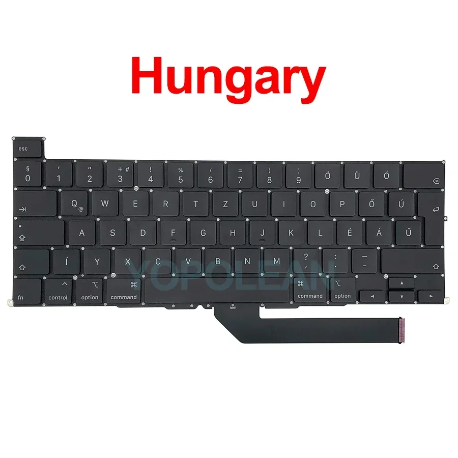New A2141 Keyboard US UK EU French Spain German Italy EU for