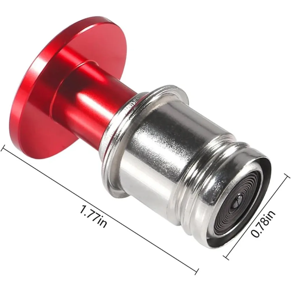 Fire Missile Car Cigarette Lighter, Pop-Out Aluminum Alloy Vehicle Cigarette Lighter, 12V Push Button Auto Cigarette for SUV