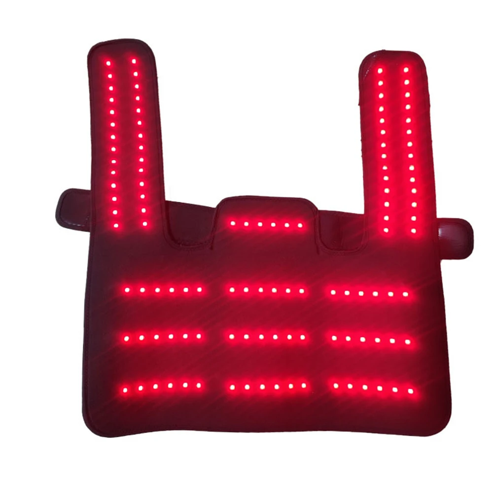 

116 шт. светодиоды для домашнего использования, 660 нм, 850 нм, светодиодный пояс, шаль для спины, плеч, шеи, облегчение боли, носимый светильник-массажер