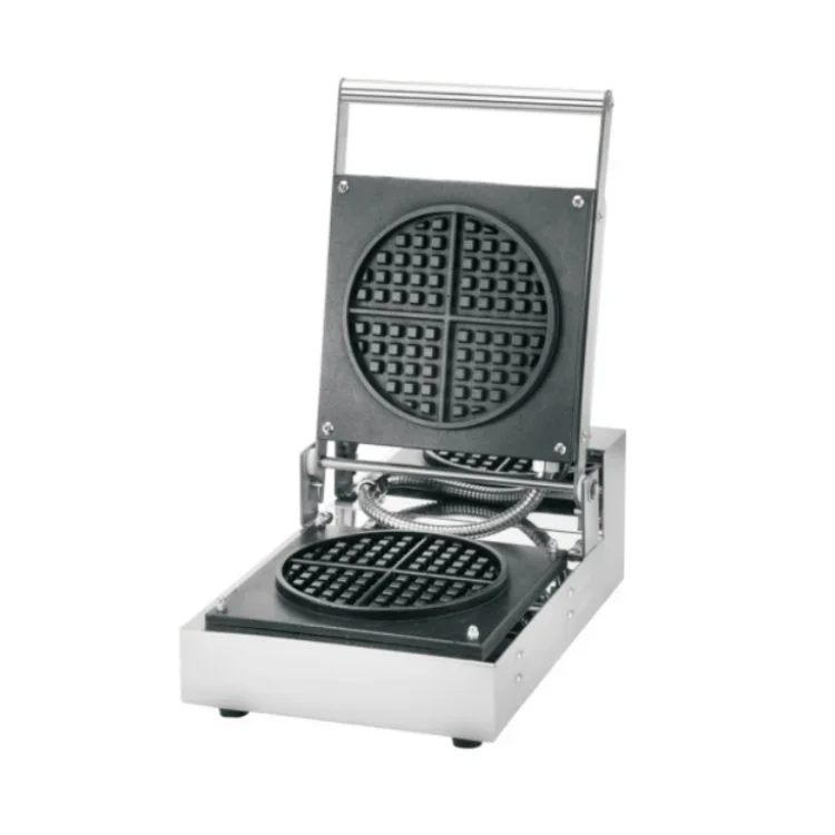 الاستخدام المنزلي 350 واط التلقائي غير عصا الحرة الكهربائية الصغيرة سهلة ثقب دائري دونات شكل دونات آلة صنع الوافل