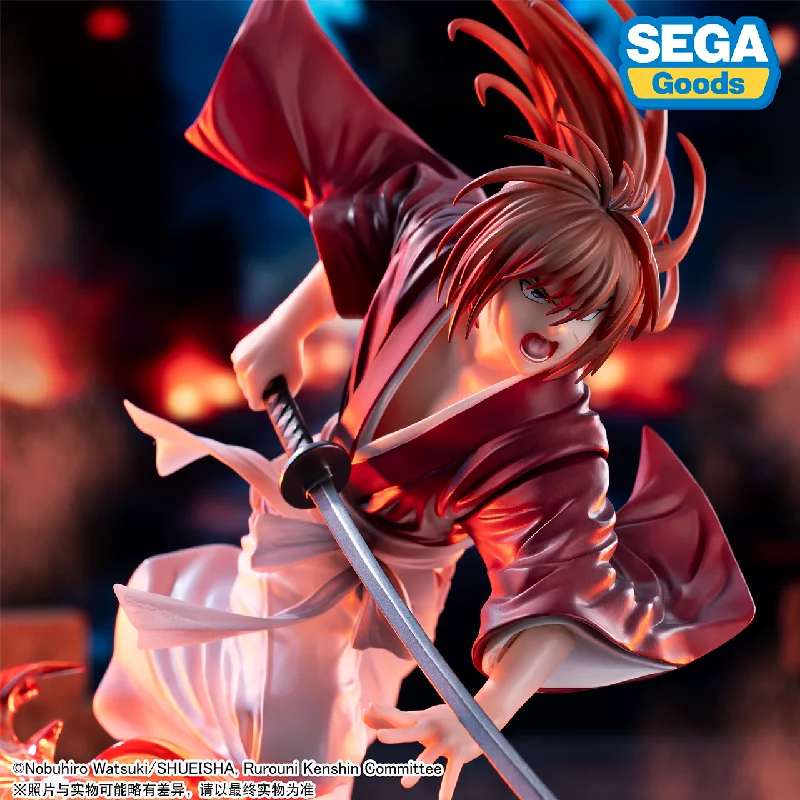 Pre-sale Original 15cm Figuras Anime SEGA LUMINASTA Rurouni Kenshin HIMURA KENSHIN Anime Figure Model Toy Doll Gifts