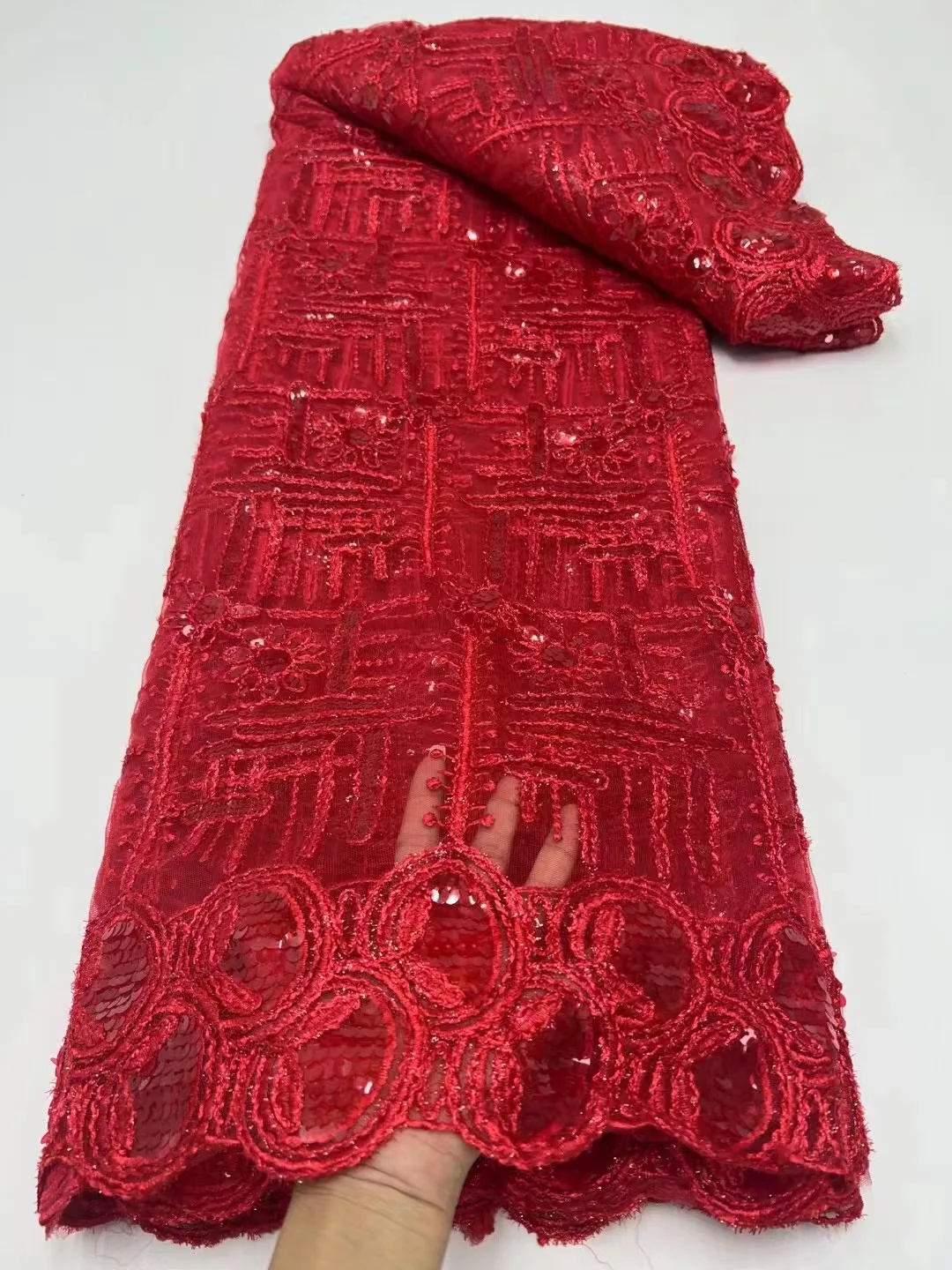 

African Lace Fabric 2024 New Special Lace Hot Sale Embroidery French Tulle Lace Fabric Nigerian Lace Fabric For Wedding Dress