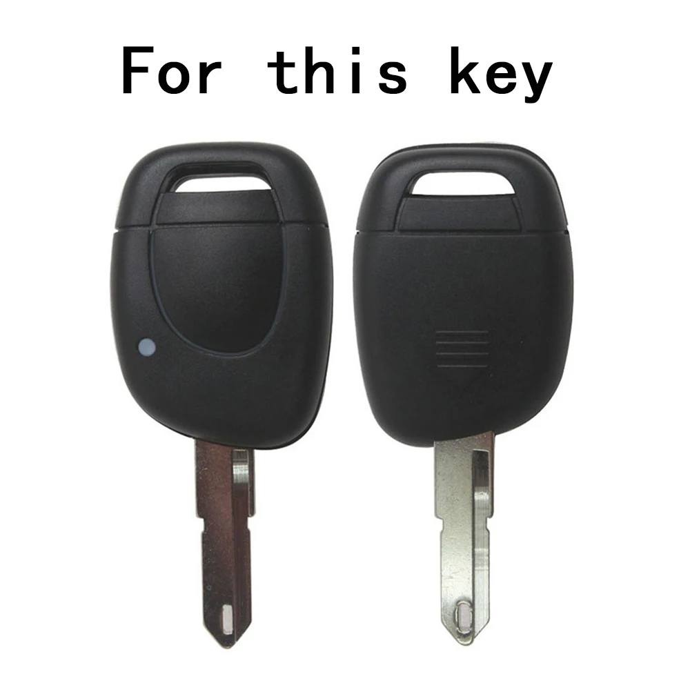 TPU Car Key Cover Case For Renault Twingo Clio Kangoo Master NO Chip Key Protection Keyless Shell Fob Keychain Accessories