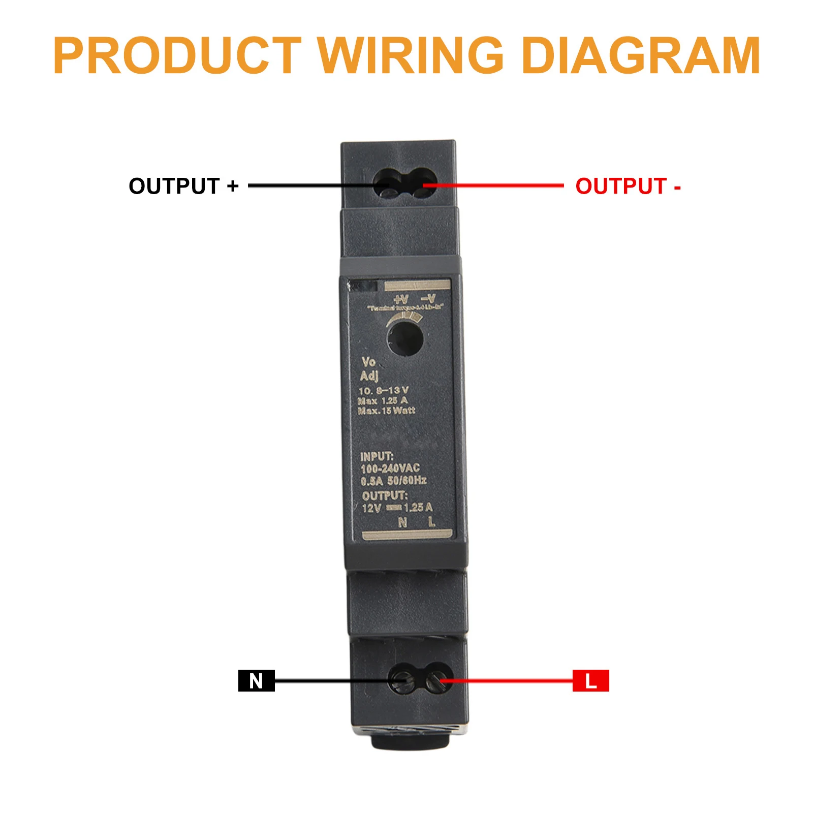 1Pcs 12V/24V Rail P…