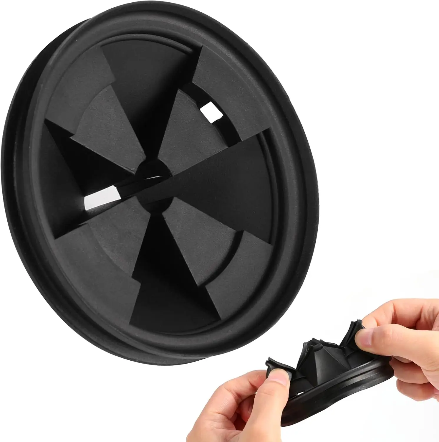 1/2Pcs 86mm Garbage Disposal Splash Guards and Kitchen Stopper Universal Rubber Food Waste Disposer in Sink Erator