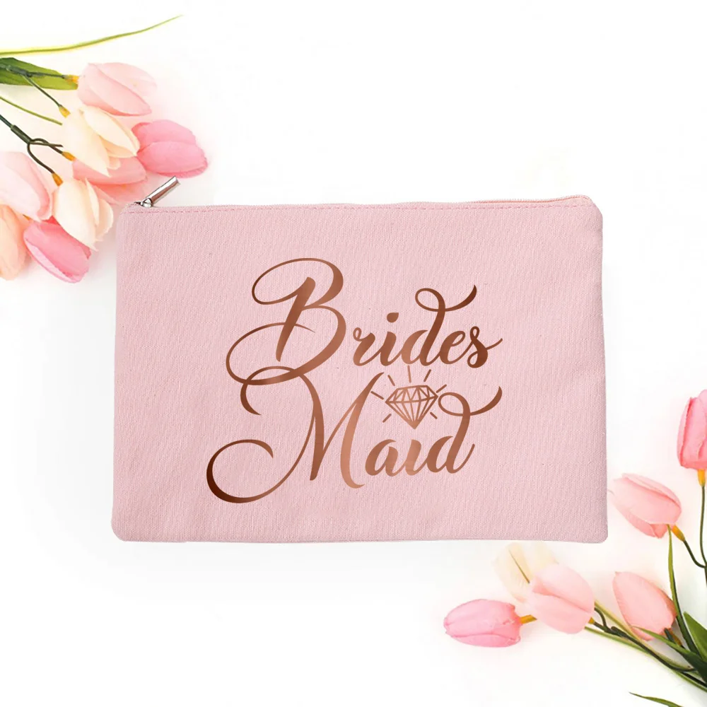 Team Bride Make-up-Tasche, Junggesellenabschied, Kosmetiktaschen, Geldbörse, Brautjungfer, Toilettenartikel, Organizer, Tasche, Geschenke für Hochzeit, Brautparty – Detail 20
