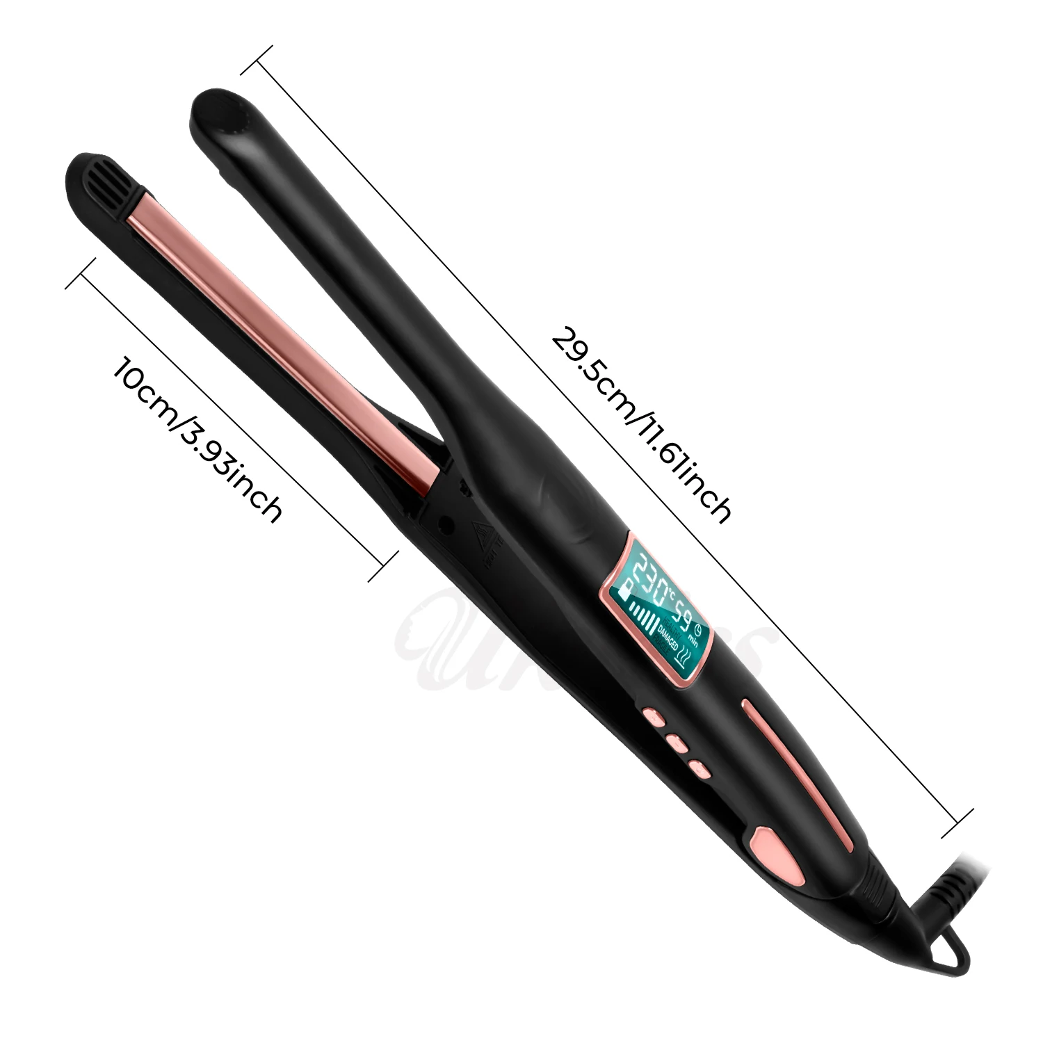 Mini Professional 2 in 1 Portable Hair Curler Hair Straightener Flat Iron Hairs Straightening Iron Styling Tools