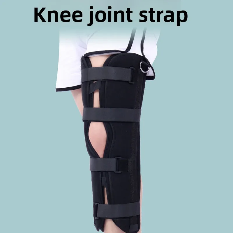 ChiJiaoDr حزام تثبيت مفصل الركبة قطعة واحدة أطراف سفلية الساق مفصل الركبة التواء إعادة التأهيل معدات الحماية