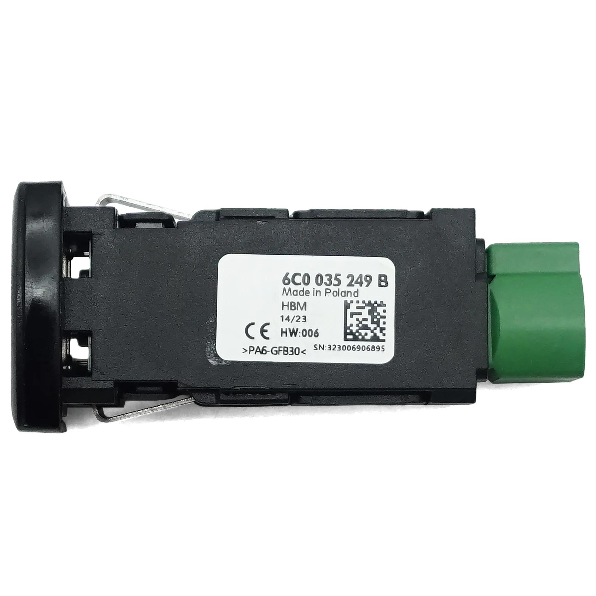 6C0035249B لشركة فولكس فاجن بولو USB AMI قابس مهايئ مقبس الوسائط USB التبديل MIB2 MDI 6C0 035 249 B