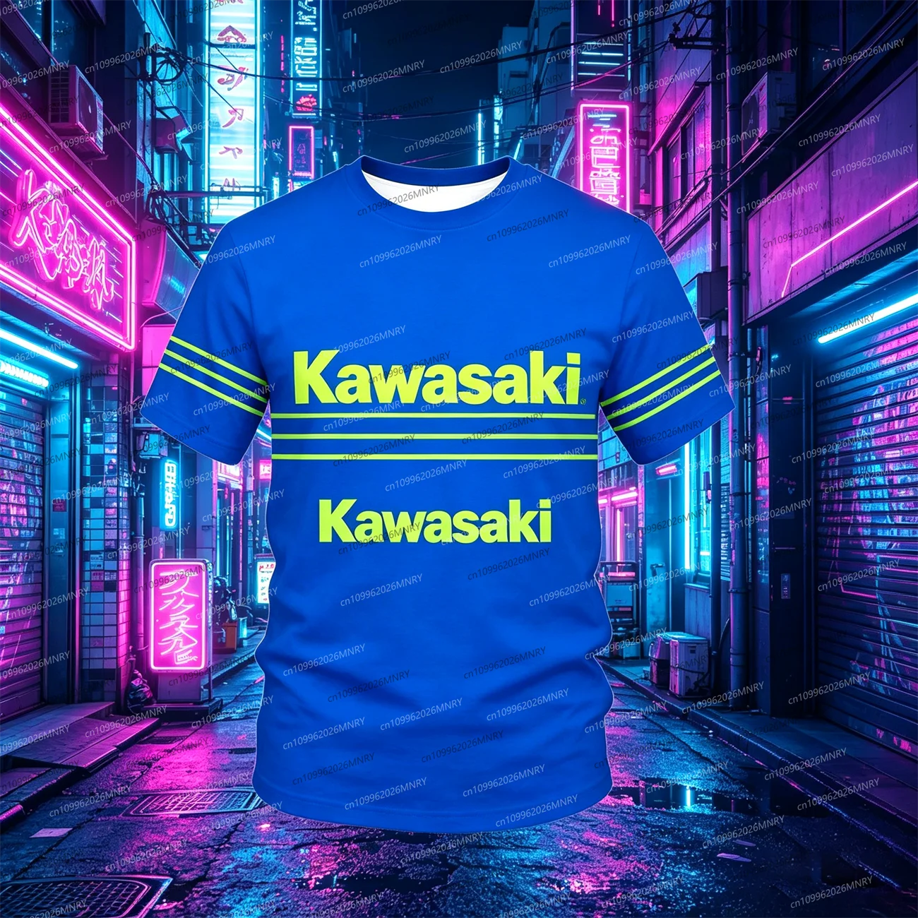 

Kawasaki tshirt Motocross T-shirt men Summer T-shirt men Quick Drying Cycling T-shirt Suit Women Tshirt Sleeved Top Men clothing