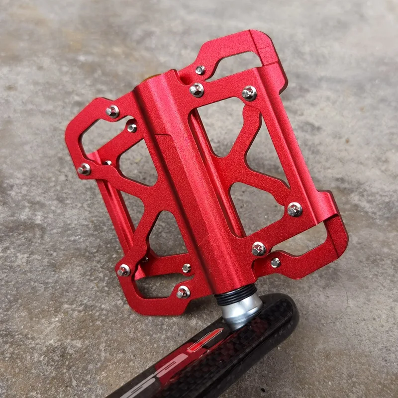 

3-bearing aluminum alloy mountain bike widened pedals road bike lightweight pedals universal folding bike