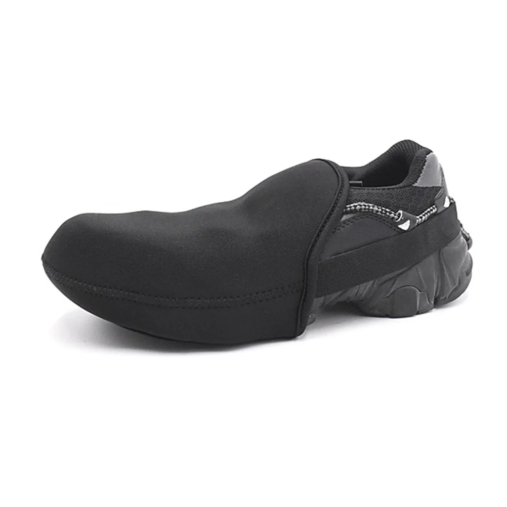 Couvre-chaussures de vélo en néoprène, protège-chaussures d'hiver réglables, couvre-chaussures de vélo, noir, pratique