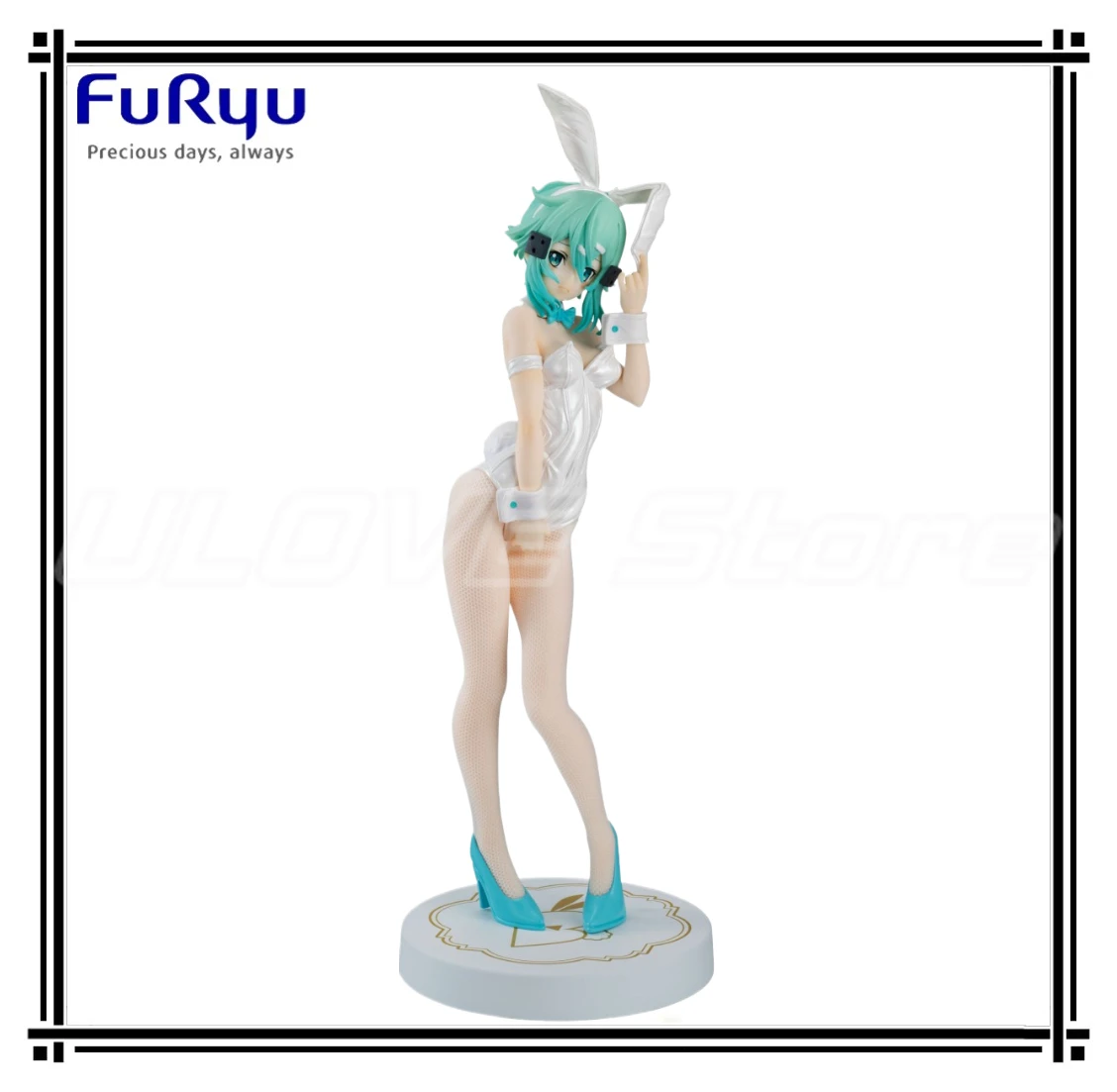 En Stock Original FuRyu BiCute conejitos figura espada arte en línea Sinon Anime figura modelo colección adornos de regalo