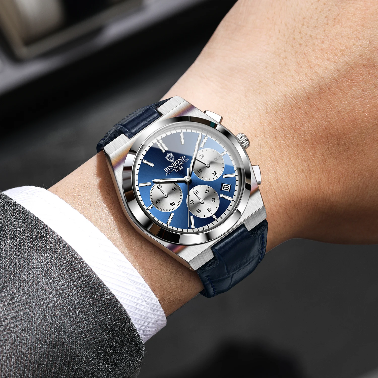 BINBOND Işıklı Kronograf Erkek - Smartwatch Luxury Watches For Men incelemesi ve fiyatı