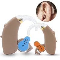 2024 Best Digital Hearing Aid BTE Adjustable Tone Sound Amplifier Portable Deaf Elderly digital Hearing Aids