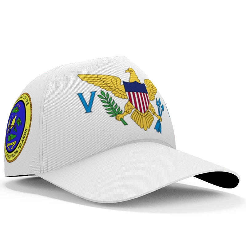 Virgin Island Baseball Cap Free 3d Custom Made Name Number Team Logo Vi Hat Vir Country Travel America Nation Usvi Flag Headgear