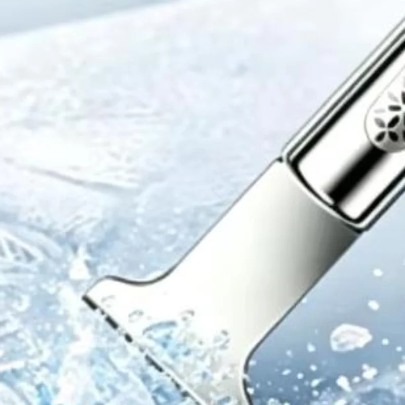 Stainless Steel Ice Scraper Fast Defrosting Scratch Proof For Car Windshield Home Refrigerator Ice Removal