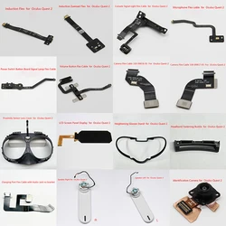 Camera Charging Port MIC Induction Flex cable LCD Screen Lens Cover Stand Buckle Speaker Conntroller parts For Oculus Quest2 VR