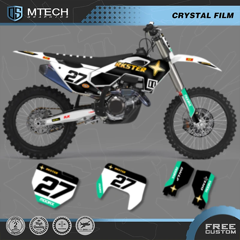 

DSMTECH мотоциклетные графические наклейки, наборы наклеек для Husqvarna 2023 2024 TC FC 2024 2025 TE FE 125-450 010