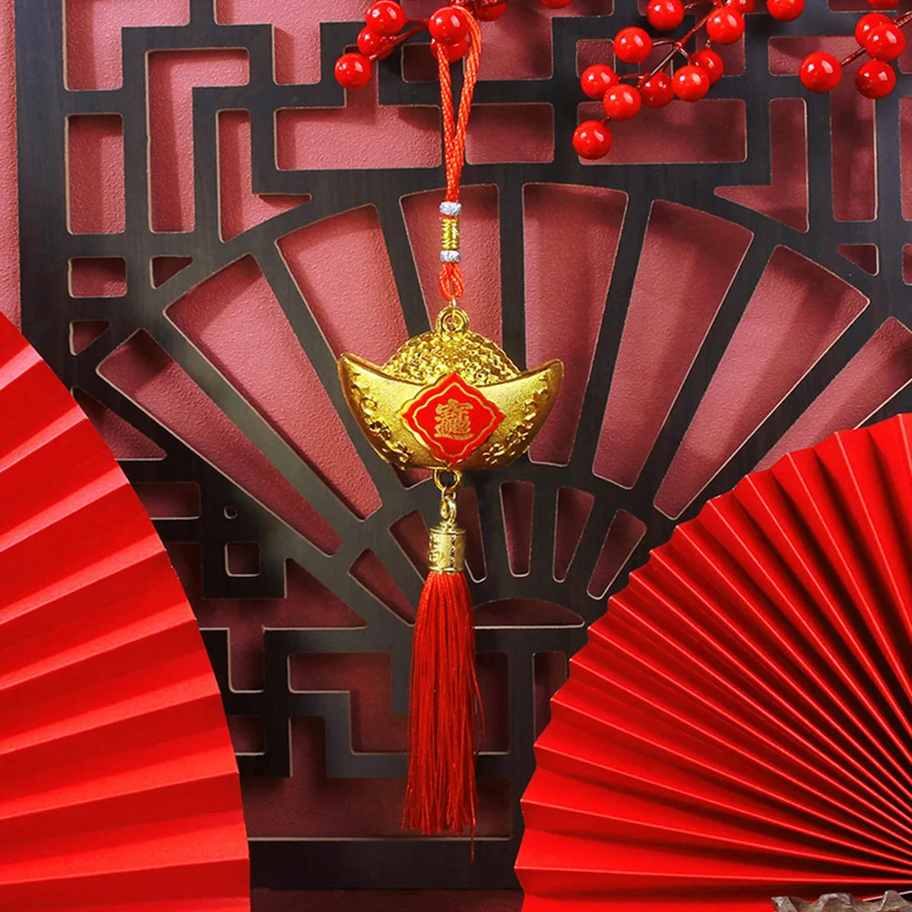 

4Pcs Chinese New Year Pendant Premium Festive Hanging Decor for Home Office Door Festival Decoration Spring Festival Supplies