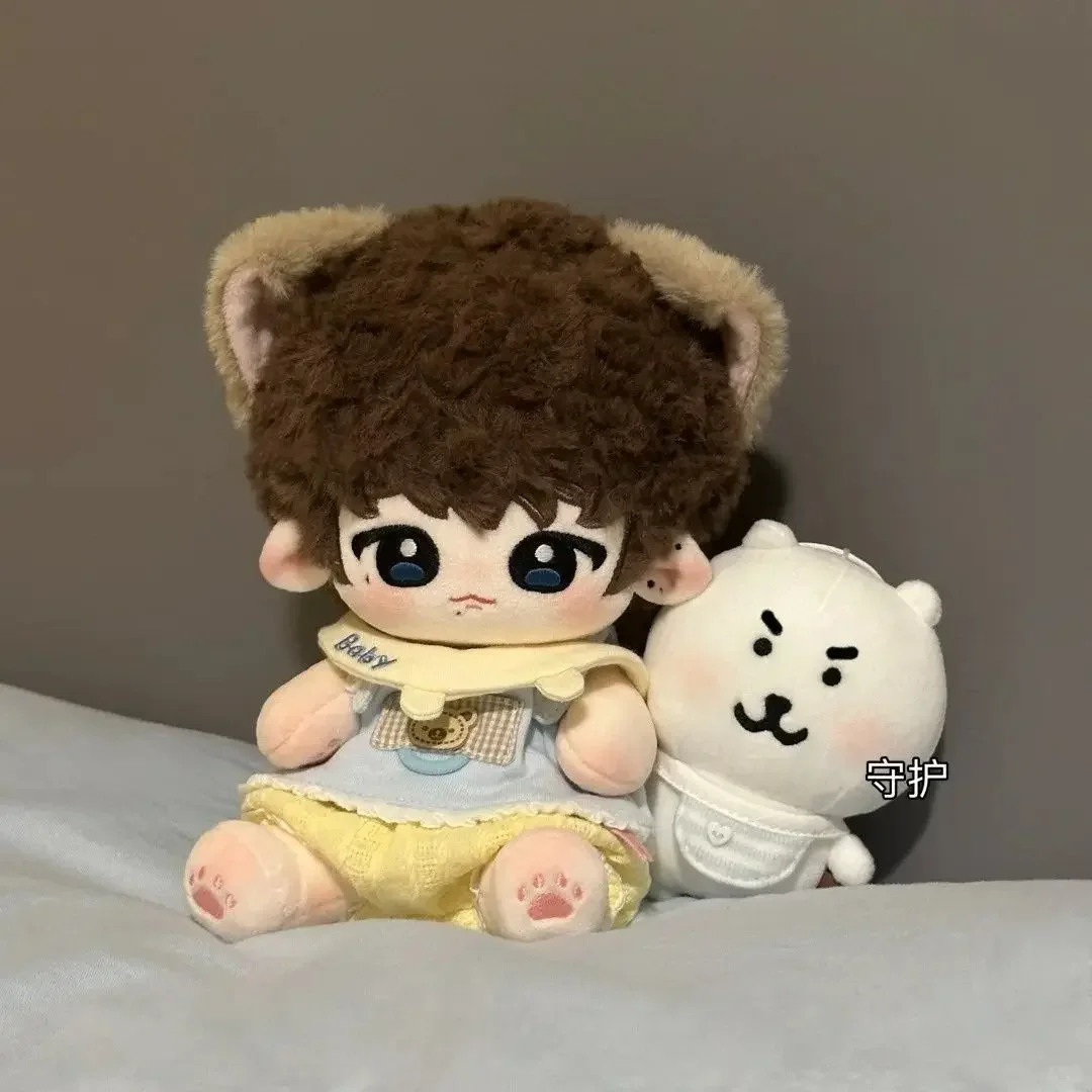 20 CM Idol Doll Xu Minghao 17 The8 KOR Men's Team Plush Doll Stuffed Toy Cartoon Anime Figure Plush Dress-Up Cotton Doll Gift