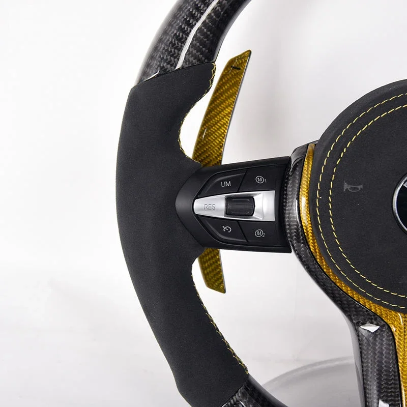 Personalizado Alcantar Levou De Fibra De Carbono Direção, Racing Wheel Conversível, M5 M6 F10 F18 F11 F12