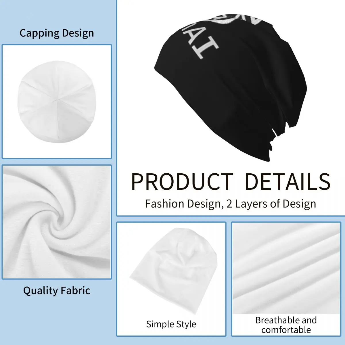 OpenAI، Chat Gpt، chatgpt Skullies Beanies القبعات الدافئة الخريف الشتاء في الهواء الطلق قبعة محبوك بونيه قبعات للرجال النساء الكبار