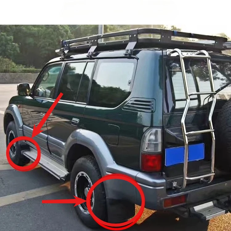 Mudflaps Splash Guards Mudguards Shell for Toyota Land Cruiser LC95 1996-2002 Shell 1 Piece