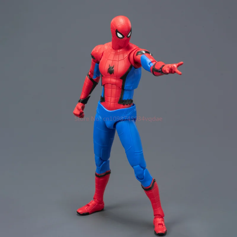 الأصلي فندان الرجل العنكبوت أطقم منمذجة 1/12 سبايدرمان ستارك البدلة الجمعية إنفينيتي ساغا Abs المشتركة المنقولة لعبة طفل هدية #5