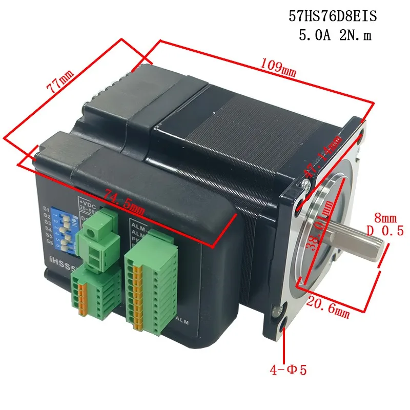 2-Phase Nema 23 Integrated Closed-loop Stepper Motor With Encoder Servo Cnc Stepper Motor And Step Driver