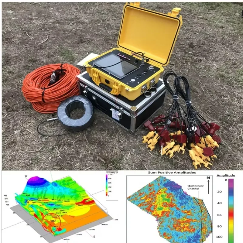 Downhole Seismic Equipment of DZQ6B Seismometer for Reflection/Refraction Tomography