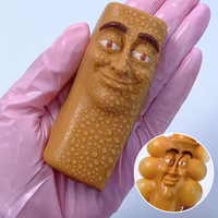 1/3pcs Italian Brainrot Tung Sahur Squishy Toys Blowing Stress Relief Toy Prank Toys For Kids Funny Meme Party Birthday Gifts
