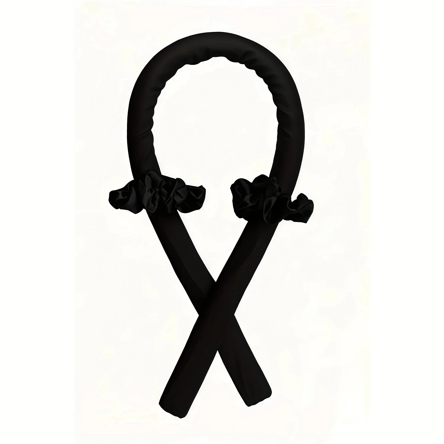 ヒートレスカーリングセット - サテンカーラー、夜間カーリングに最適 - ヘッドバンド付きノンヒートカーラー - 優しく効果的なヘアケア