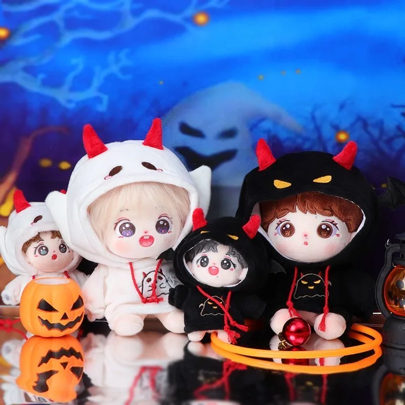 1 PC Hoodie Sweater Clothes for 20cm Idol Dolls Cartoon Outfit Accessories Suit for Super Star Cotton Doll  Halloween Gift Toy