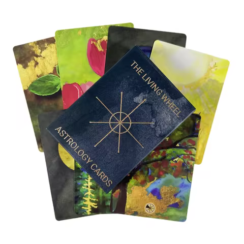 The Living Wheel Astrology Tarot Cards Family Gathering Divination Deck Tarot Board Playing Game Cards