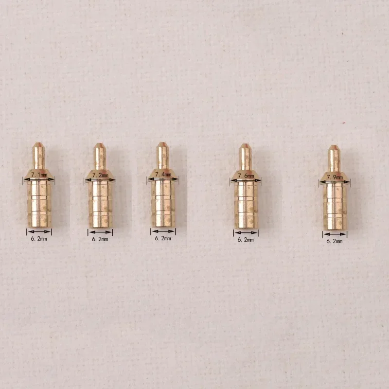 

12pcs Archery Arrow Shaft Copper Nock Pin 50gn For ID6.2mm OD7.1/7.2/7.4/7.6/7.9mm arrow shaft