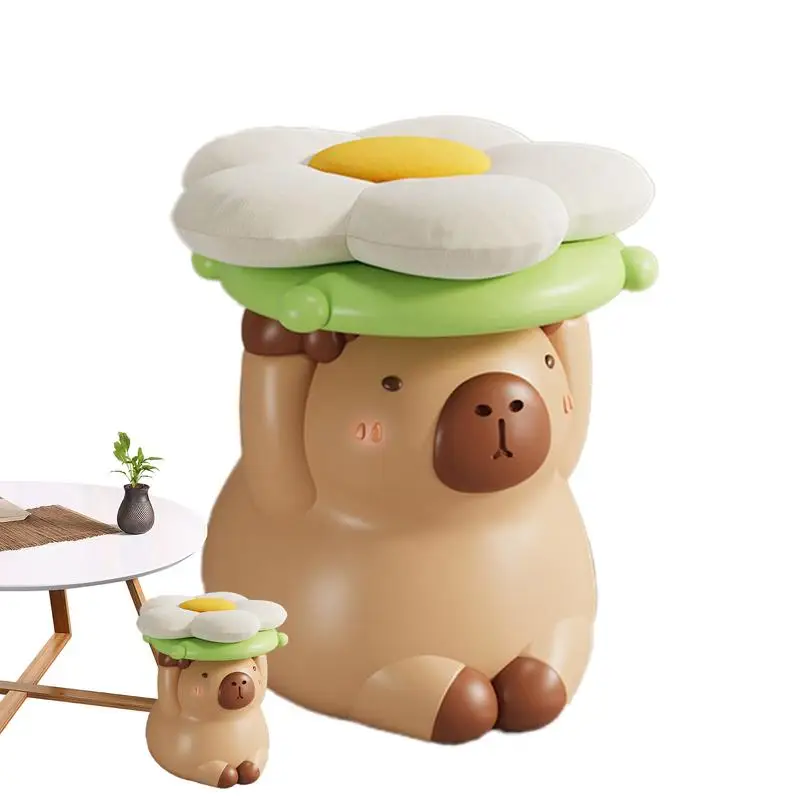 

Animal Shaped Foot Stool Foot Rest Ottomans Capybara Seat Cushion Cute Sofa Stool Footrest Seat Animal Footstools Chair For