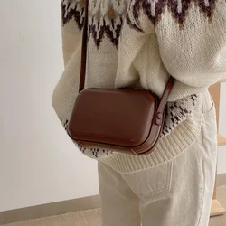 Mini Vintage Crossbody Bag Purses And Coin Purse PU Leather Shoulder Bags Women Spring Summer Popular Zipper Small Square Bag