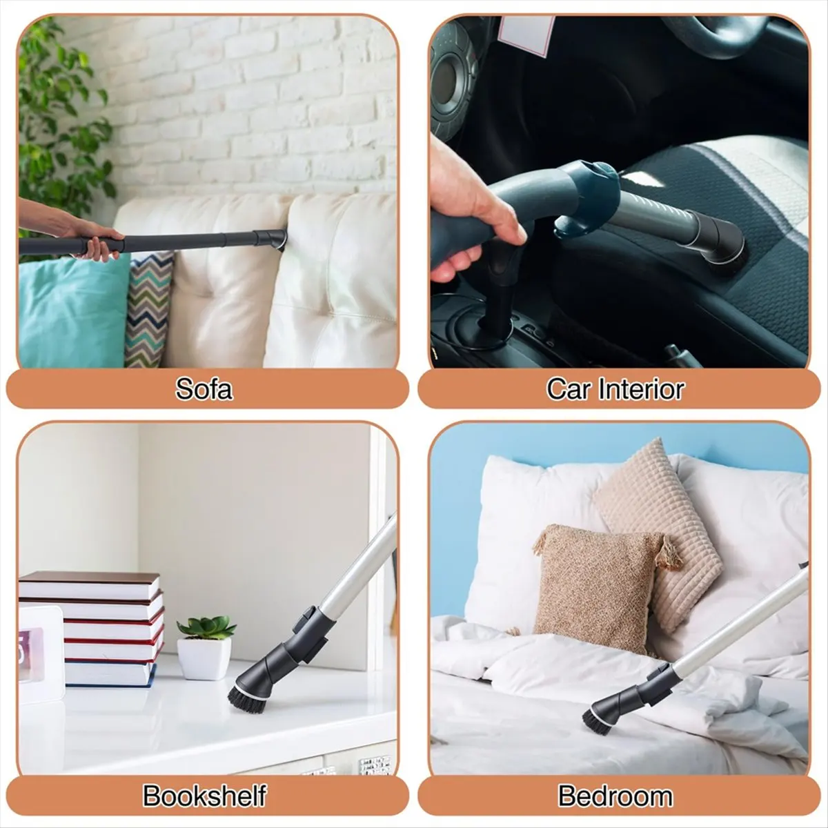 #42W 2 Pack Vacuum Cleaner Dust Brush Compatible for Miele C and S Series,vacuum attachments & brushes,(Plastic)