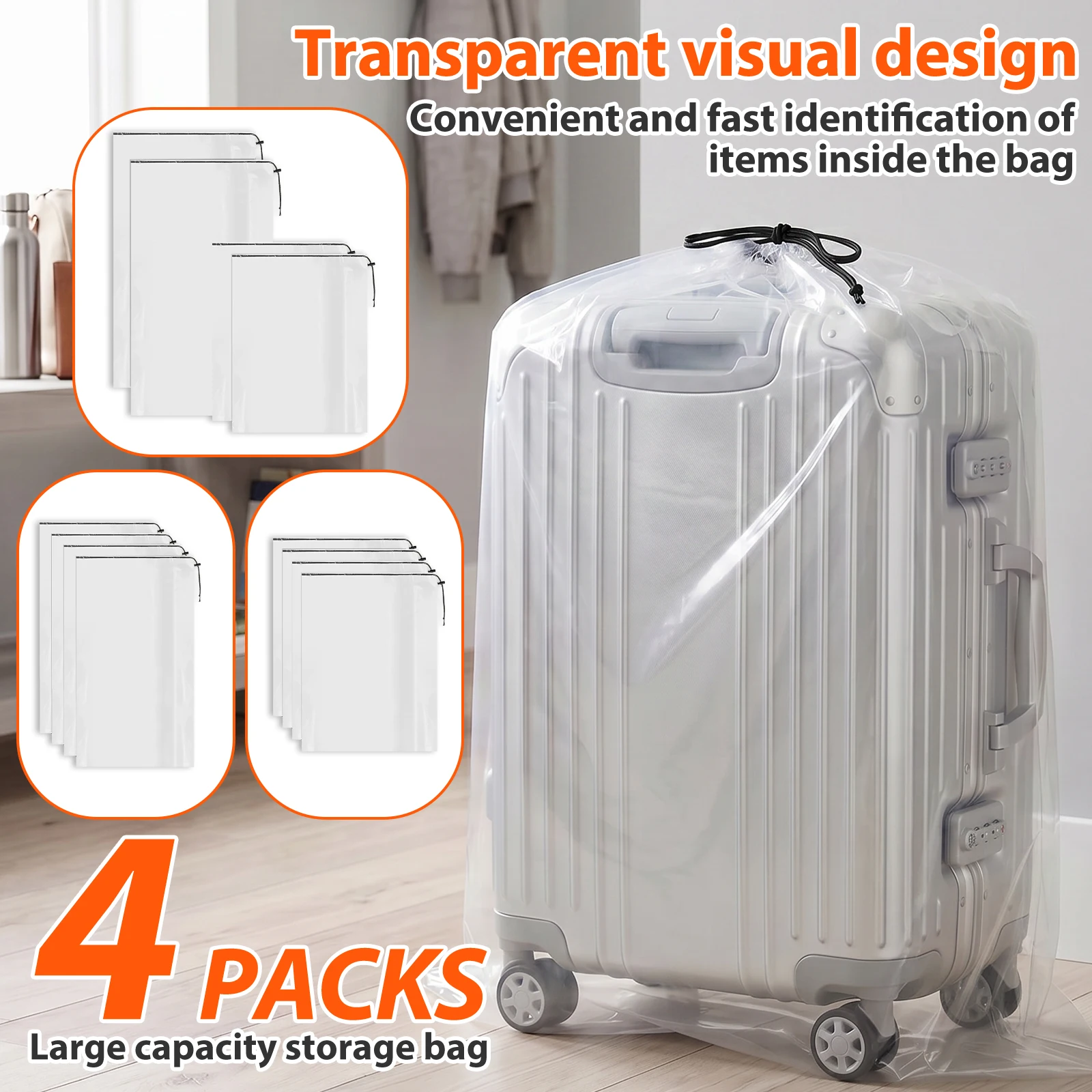 Lot de 4 housses de protection - Travel Accessories Organiser avis et prix