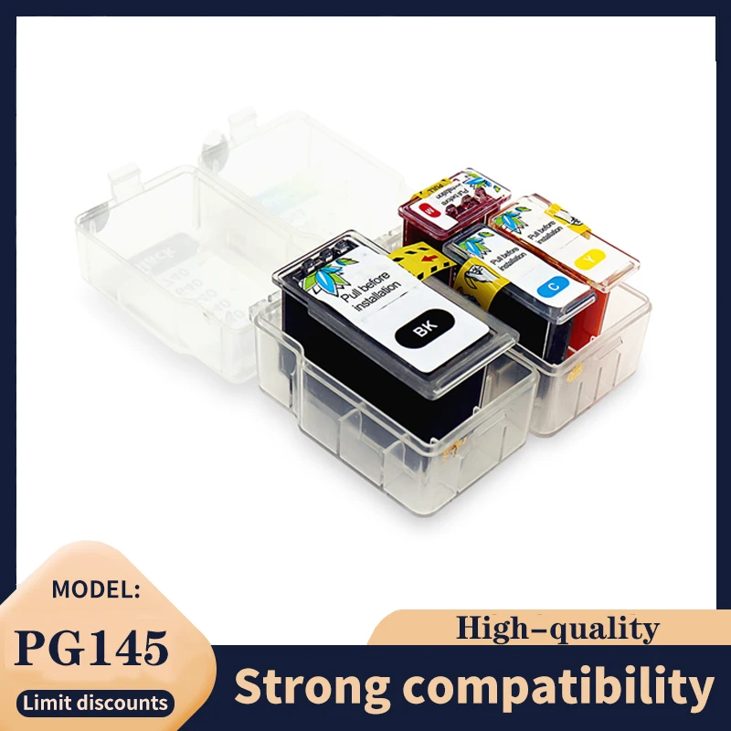 PG145 CL146 Smart Refill Kit Ink Cartridges Pg145 XL Cl146 XL for Canon Pixma MG2410 MG2510 TS3110 IP2810 MG2910 MG3010 printer