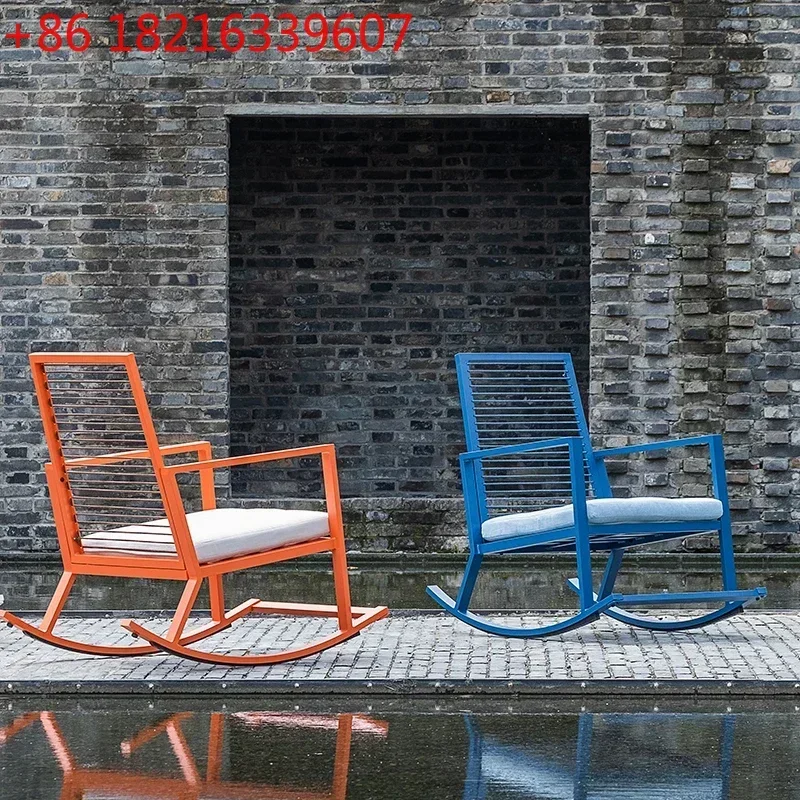 TAO Rocking Chair Recliner Balcony Nordic Outdoor Leisure Bedroom and Household Modern Minimalist Lazy Living Room