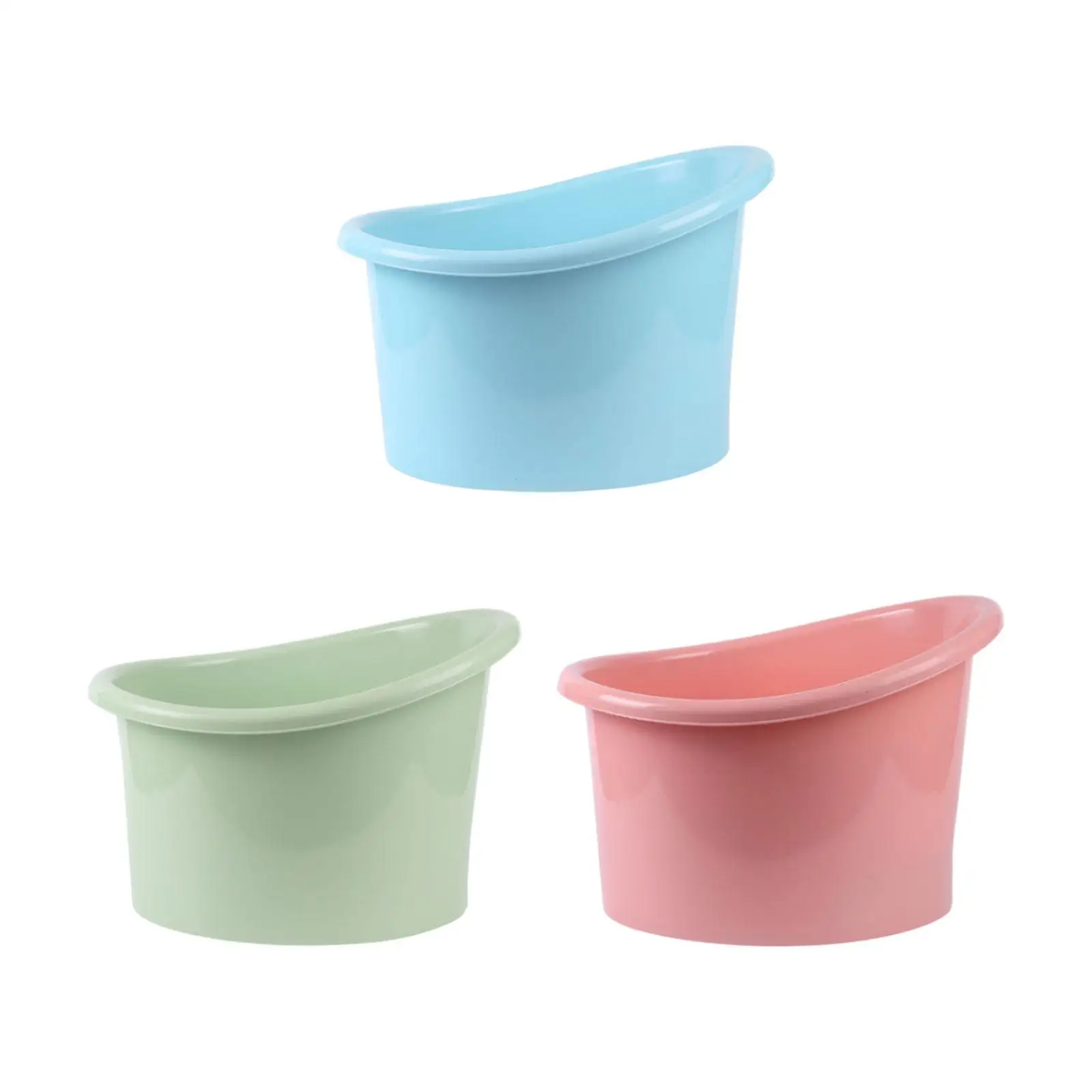 Portable Baby Bath Bucket Foldable Tub with Backrest Support for seat for Newborn Infant Shower Bathing Basin Non Slip Toddler