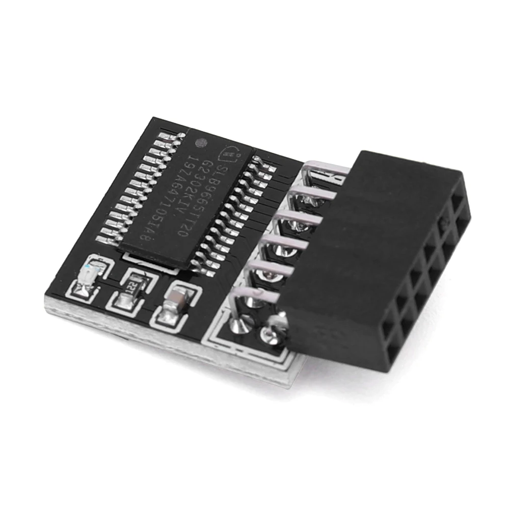 Trusted Platform Module LPC-12PIN Motherboard Card TPM 2.0 Remote Encryption Security Module for Gigabyte Motherboard Win11