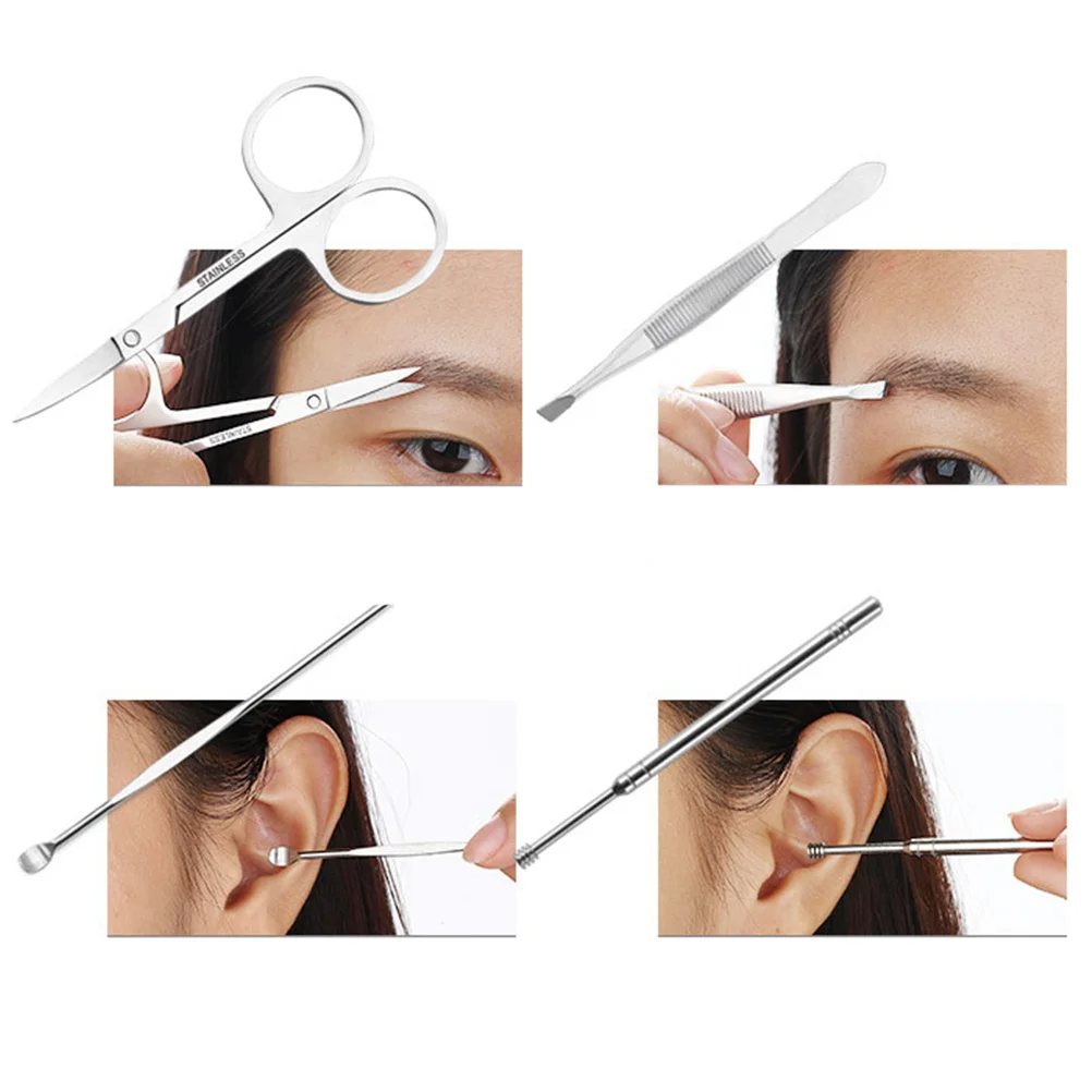 

21 шт., маникюрный набор для пальцев, высококачественные кусачки для ногтей из нержавеющей стали для ежедневного ухода, идеальная идея подарка, пилочка для ногтей