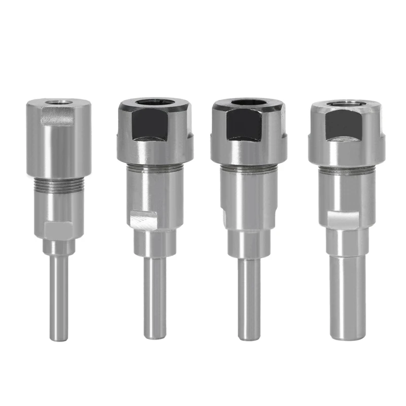 1/4 "8mm 12mm Shank เครื่องตัดไม้ Router Bits Extension Rod ตัดเครื่องแกะสลักเครื่อง Slotting