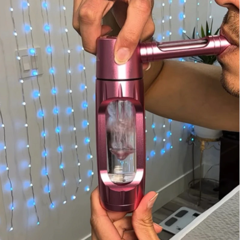 

Portable 5.91″ Water Tobacco Smoking Pipe Aluminum Alloy&Glass Hookah Shisha Filter Pipes Hose Cigarette Holder for Man Gift