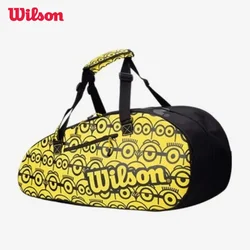 Wilson Minions - Mini borsa da Tennis francese, borsa, arancione, bianca, RG Mini versione dei Minions Tour 12