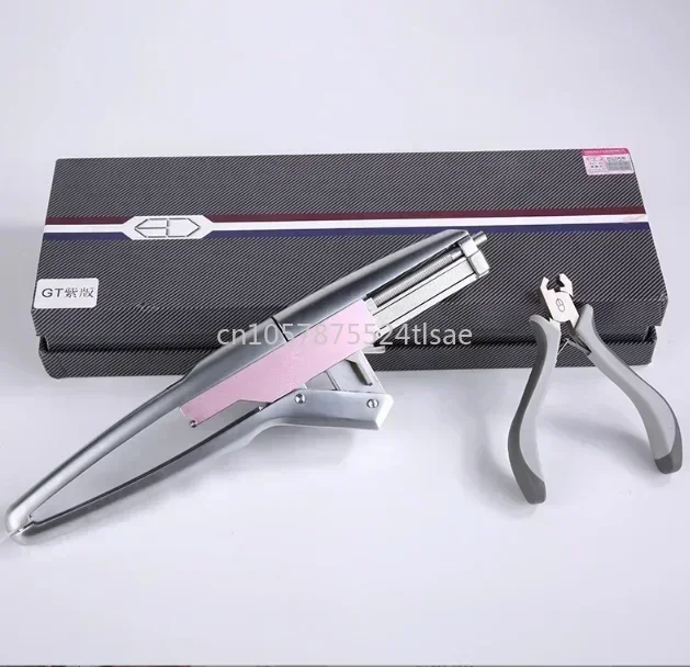 6D Hair Extension Machine with Plier Set with Extension Strands/Quick and Seamless Extension
