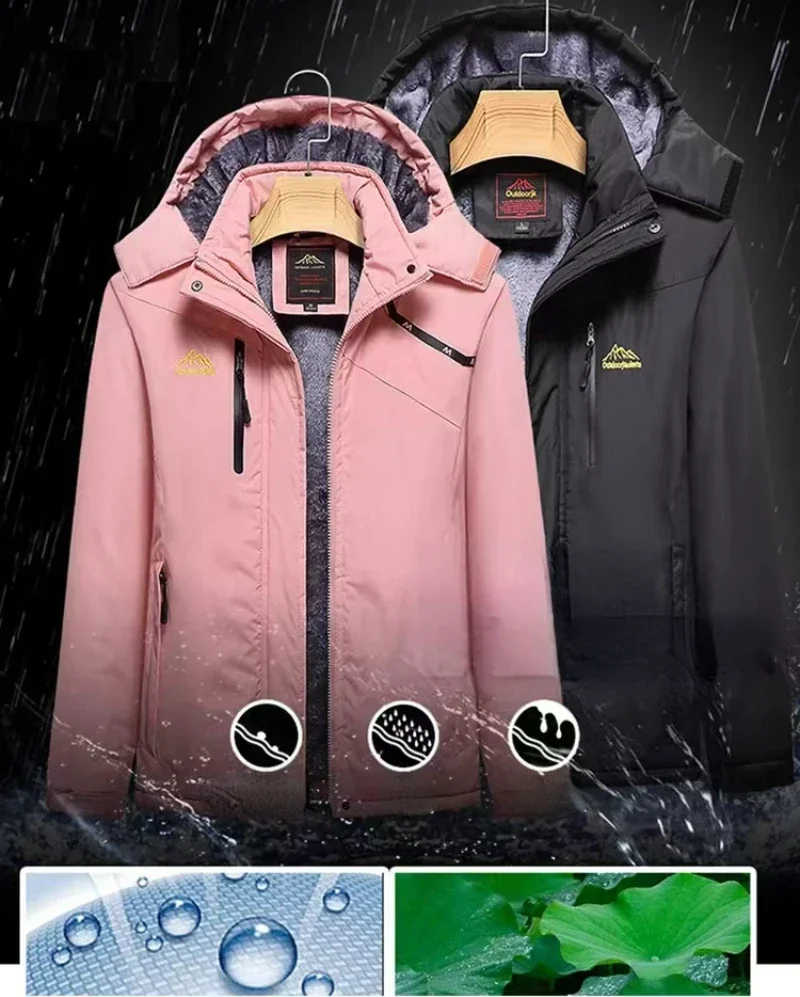 2023 Men\'s Winter Jacket Fleece Thick Warm Hooded Parka Male Waterproof Big Size Padded Coat Snow Camping Outerwear Plus 7XL 8XL